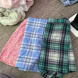 Set of Three Brandy Melville Skirts
